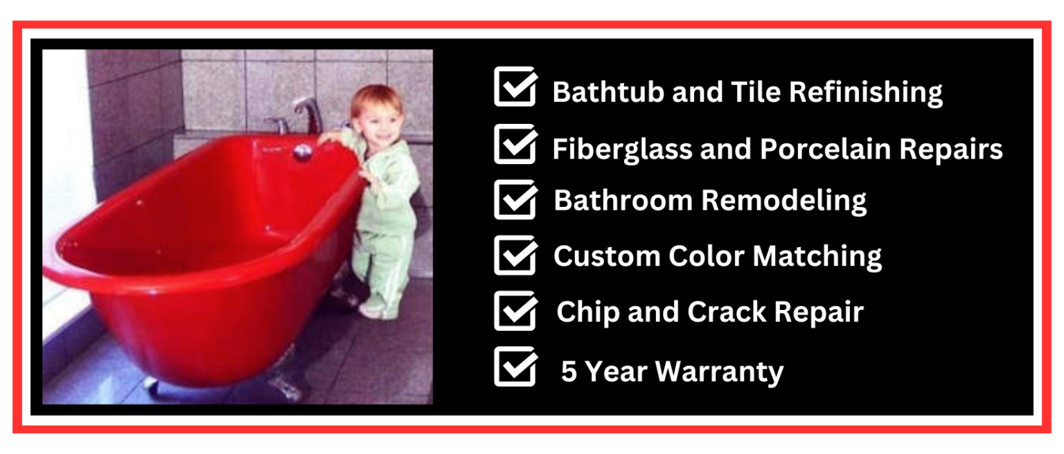 Pittsburgh Bathtub Refinishing | Bathroom Tiles & Tub Repairs low as $350